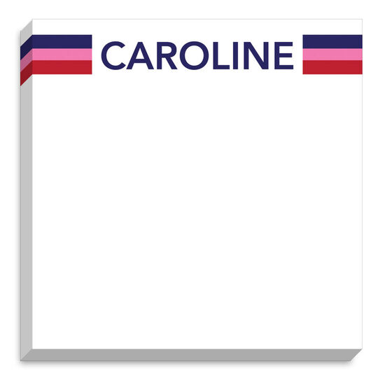 Caroline Stripe Chunky Notepad